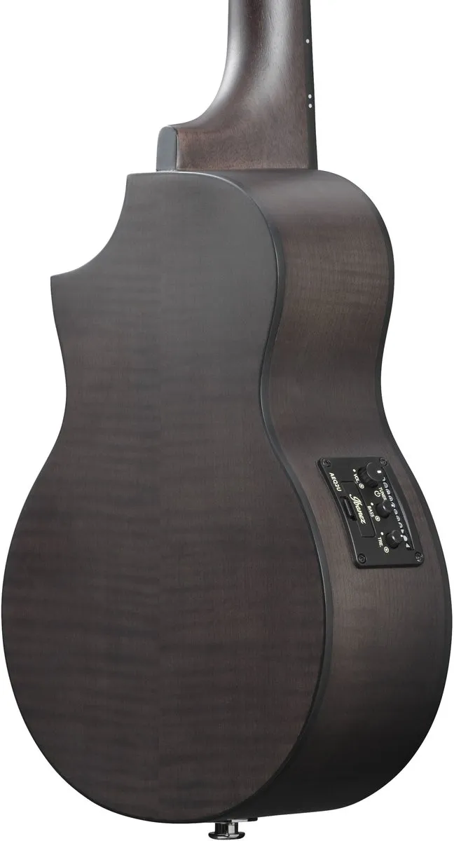 Ibanez UEW12E-BIF Black Ice Flat - Concert ukulele