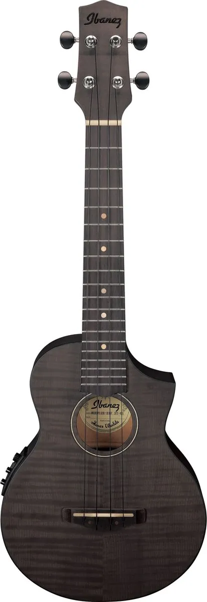 Ibanez UEW12E-BIF Black Ice Flat - Concert ukulele