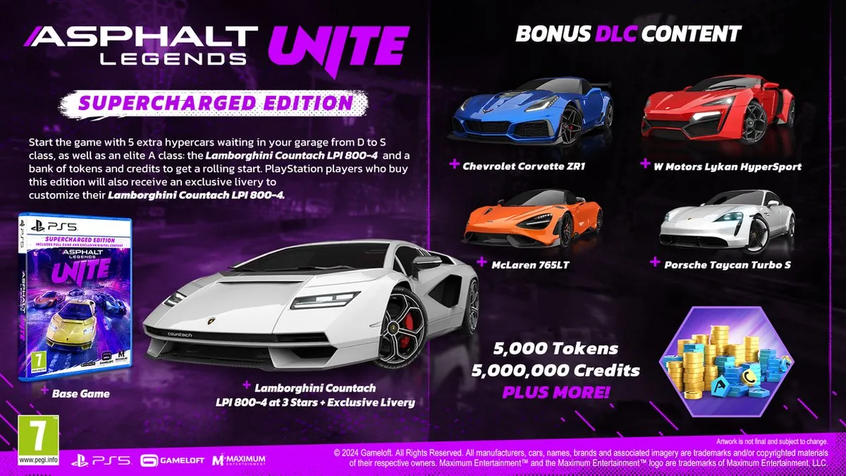 Mindscape Asphalt Legends UNITE Supercharged Edition PS5