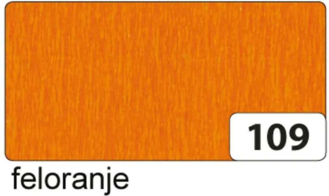 Folia Crepepapier Lichtoranje