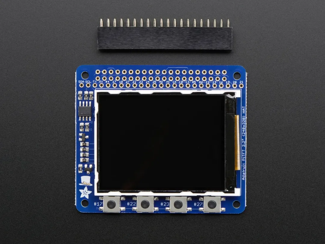 Adafruit PiTFT 2.2 inch HAT Mini Kit 2315 - 320x240