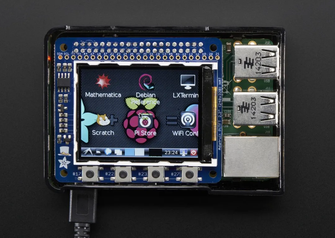 Adafruit PiTFT 2.2 inch HAT Mini Kit 2315
