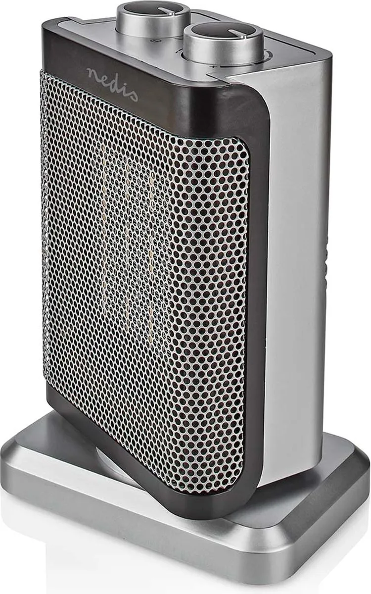 Nedis HTFA17GY Keramische Ventilatorkachel 1500W - Grijs
