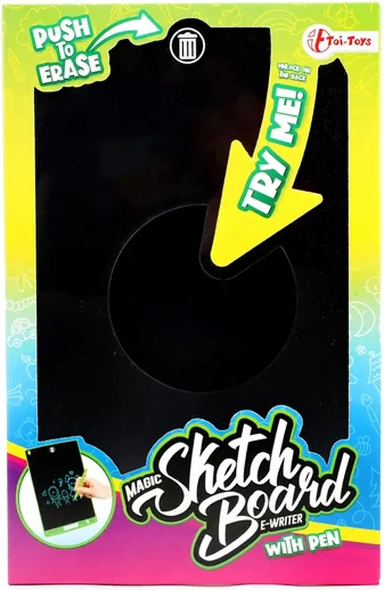 Toi-Toys Tekenbord Tablet Blauw - 1 Stuk