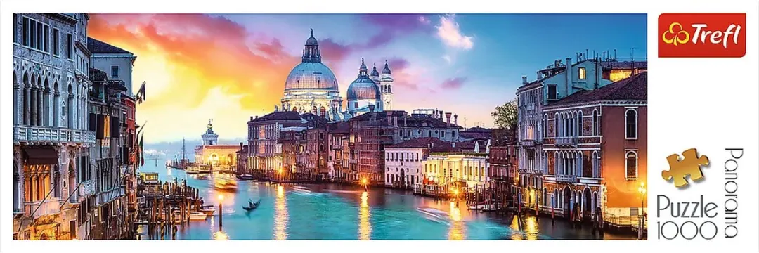Trefl Panorama Grande Canal Venetië Puzzel 1000 Stuks