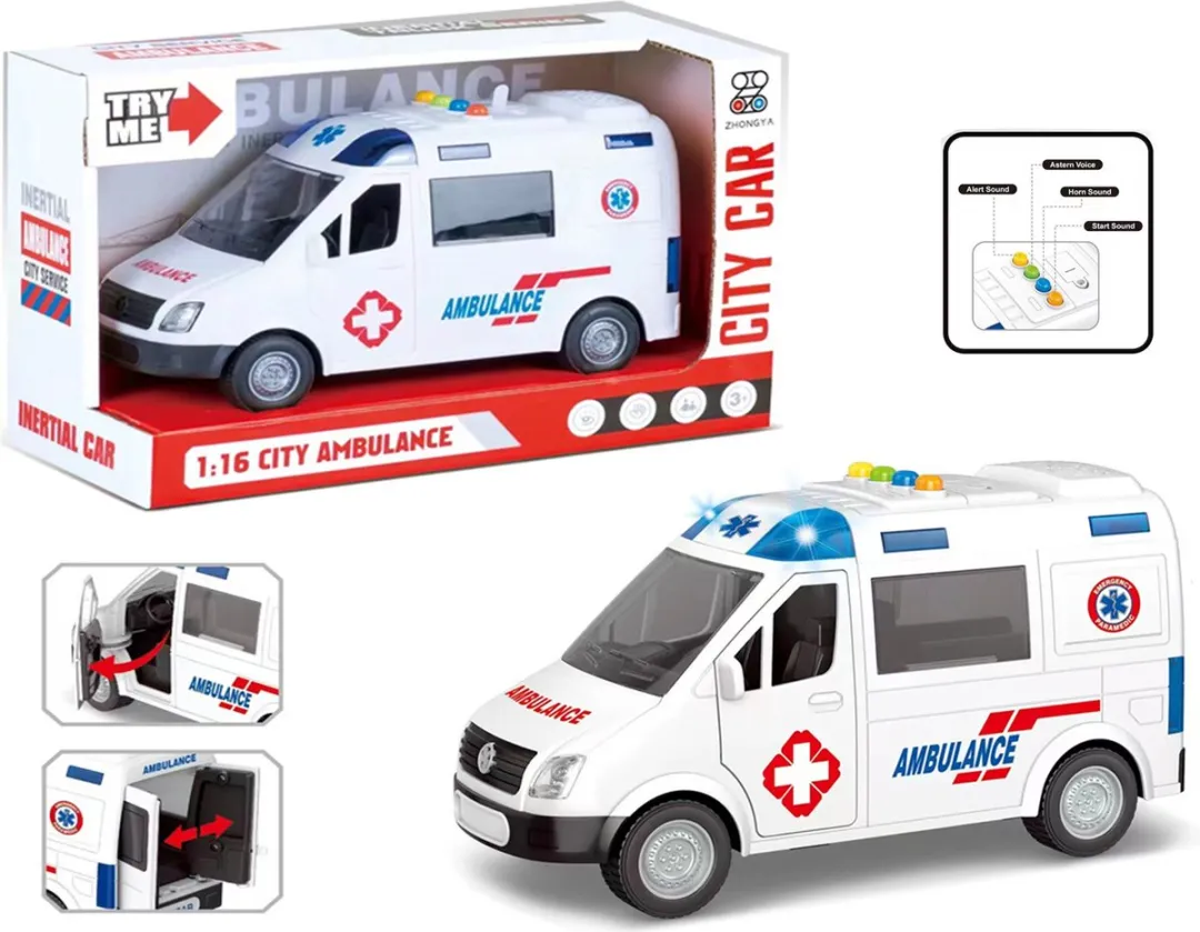 698 Jian Sheng Ambulance Frictie 22.5cm