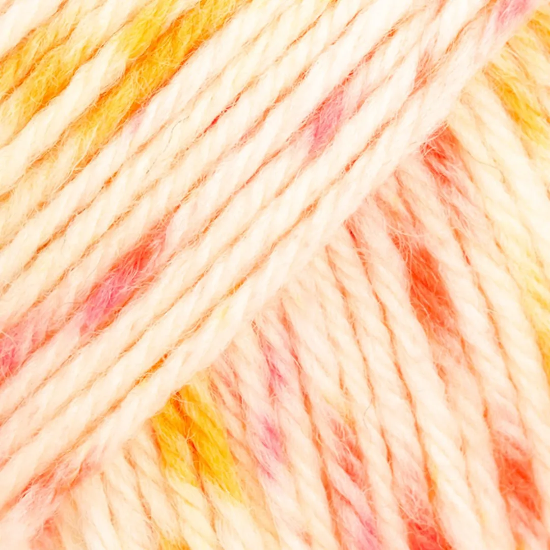 Drops Fiesta Long Print Wol Garen Zonneschijn