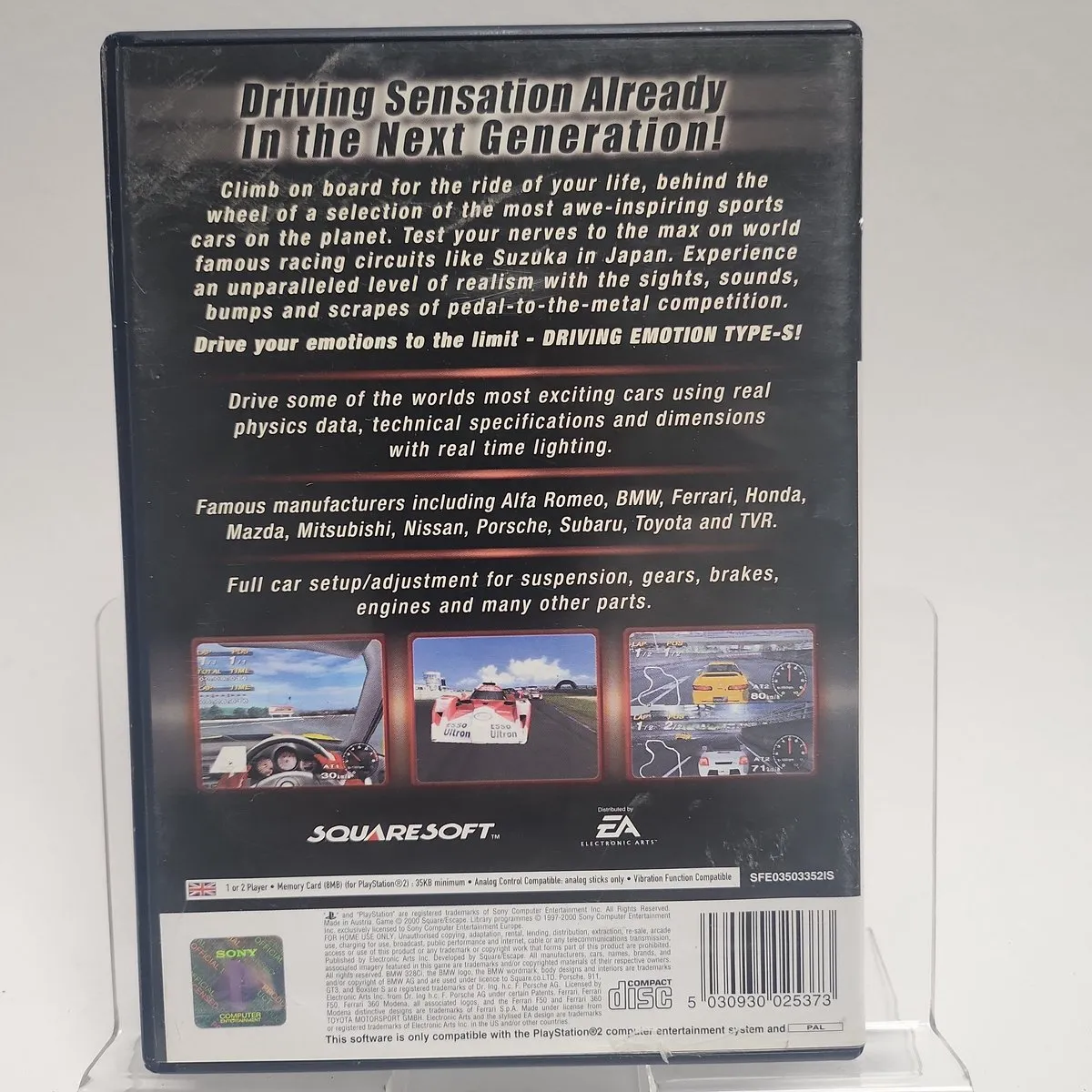 EA Driving Emotion Type-S PS2 - CD en boekje - afbeelding 2 van 4