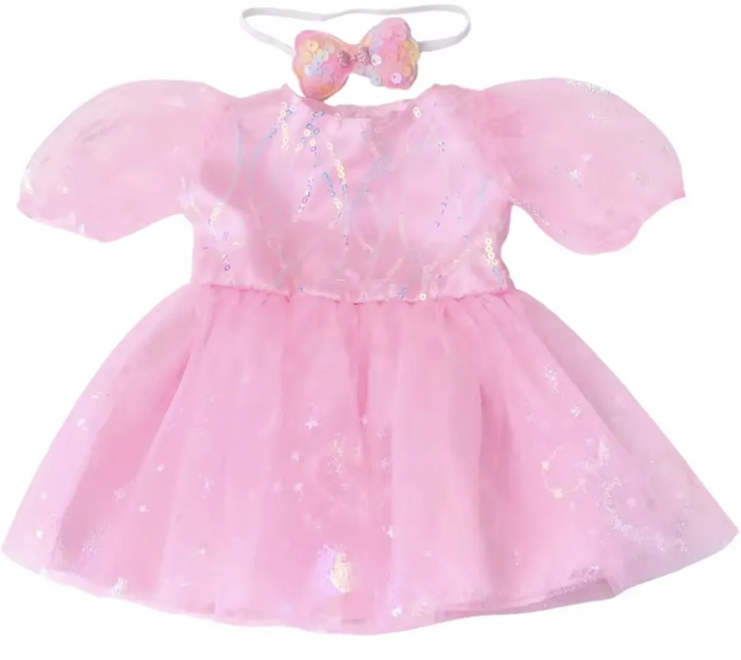 Happy U Kids Prinsessenjurk T202 - Roze - 44/36cm