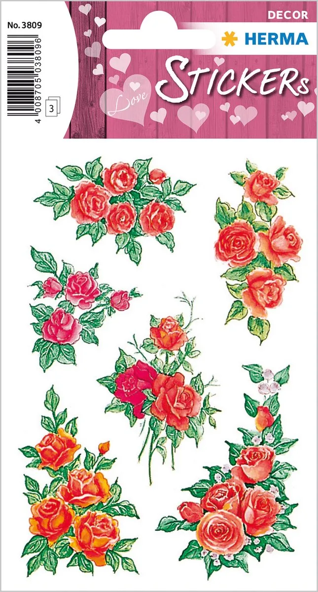 Herma Rozenbouquet Stickers