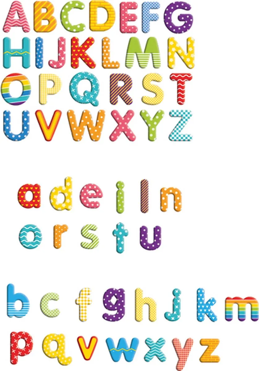 Eduplay Magnetische Letters Educatief Speelgoed 100 Stuks