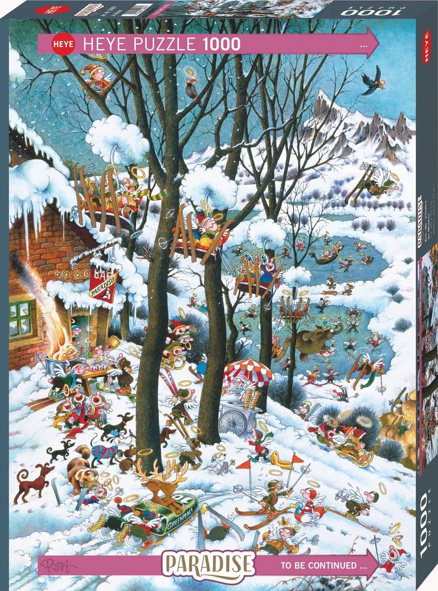 Heye Puzzel Paradijs Winter 1000 - 1000 Stuks - Multicolor