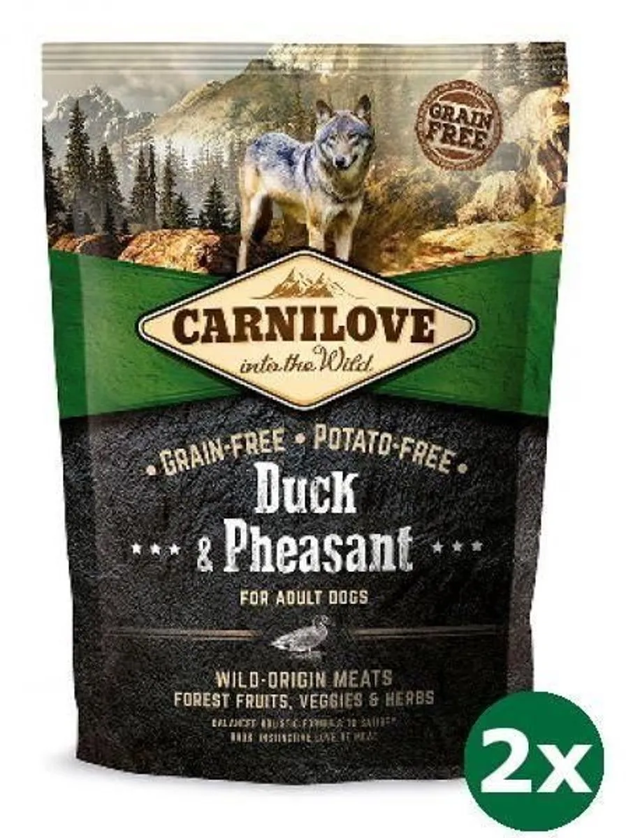 Carnilove Duck/Pheasant Adult Hondenvoer 3kg