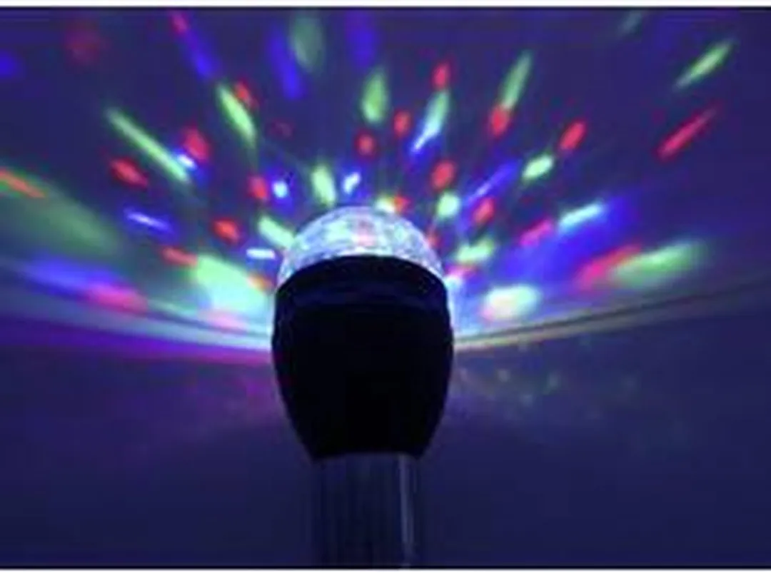 Renkforce E27 PARTYLAMP LED RGB - 3 Stuks - Zwart
