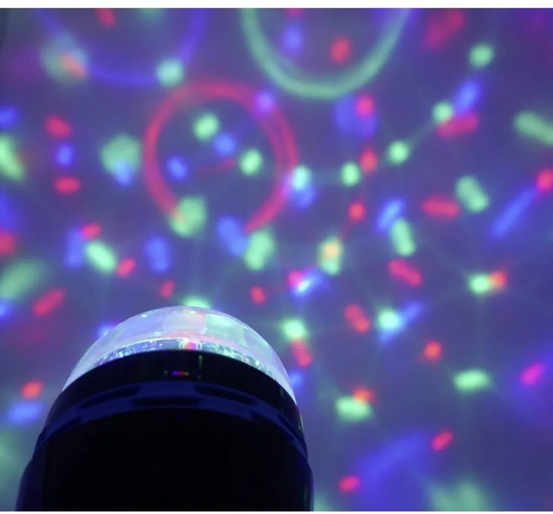 Renkforce E27 PARTYLAMP LED RGB - 3 Stuks - Zwart