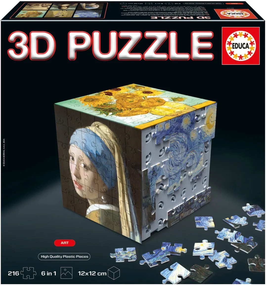 Educa Arte en Cubo Puzzel 216 Stuks