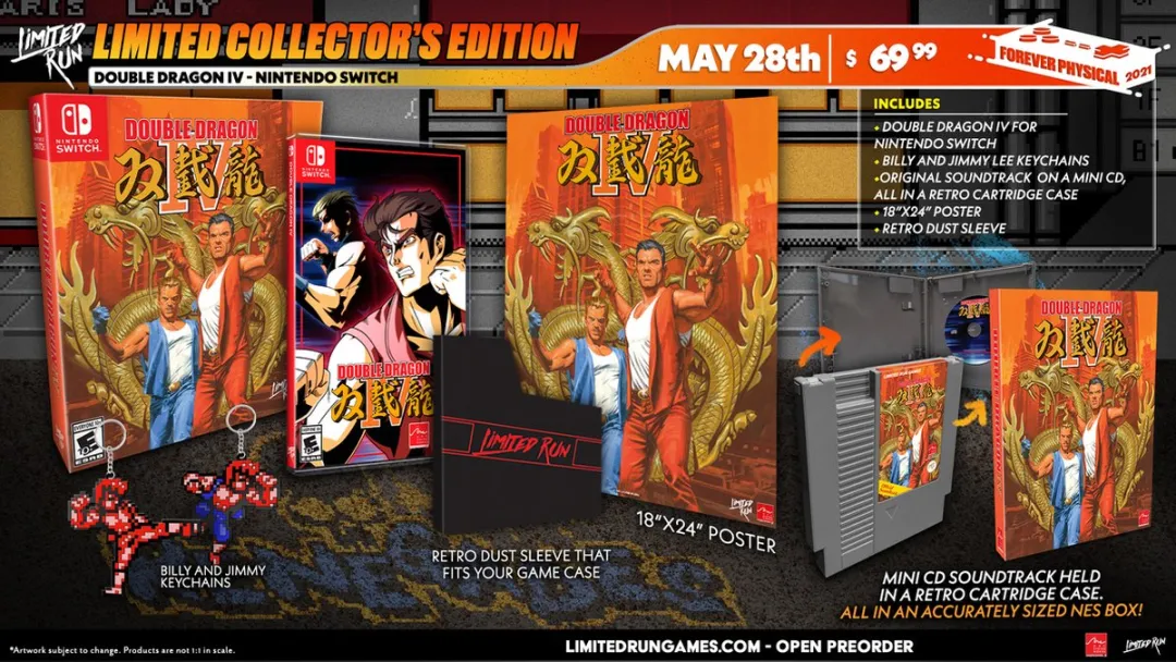 Limited Run Games Double Dragon IV Classic Edition - Switch