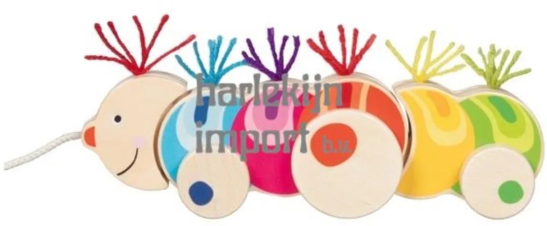Goki Trekdier RUPS Papilio - Multicolor - 1 Stuk