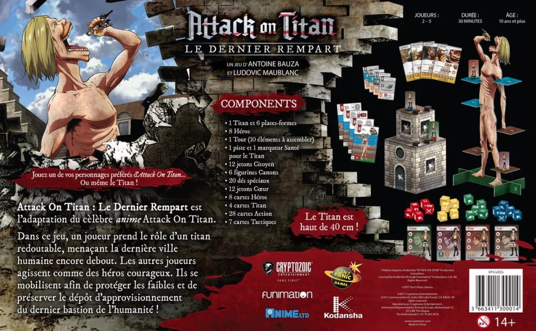 Attack on Titan - Le dernier rempart - Exclusivité CLD