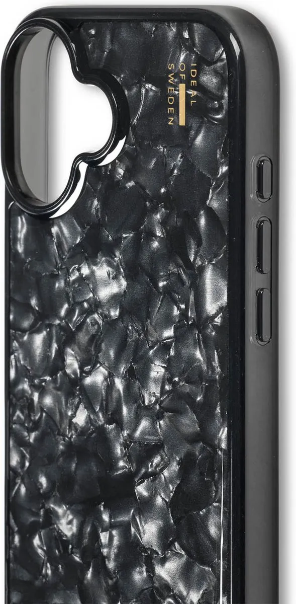 iDeal of Sweden Pearlized Case iPhone 16 - IDPLC-I2461-01 - Zwart