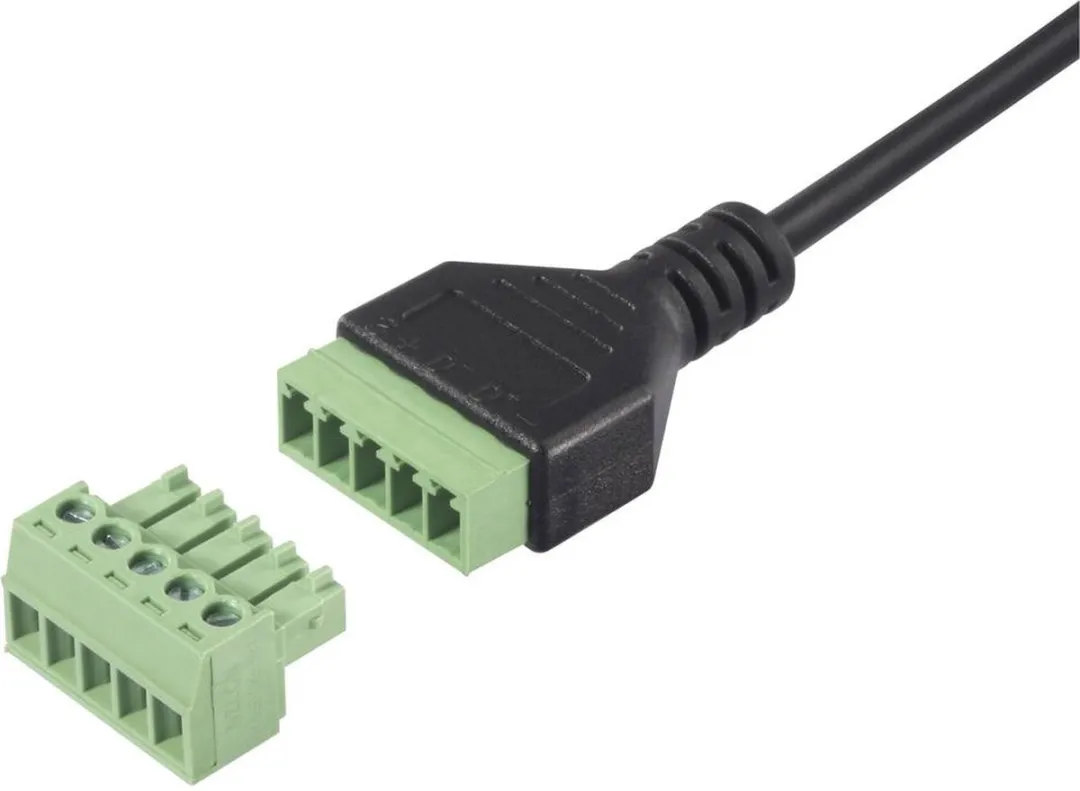 Renkforce USB 2.0 Adapterkabel RF-6443972 - 30cm - Zwart