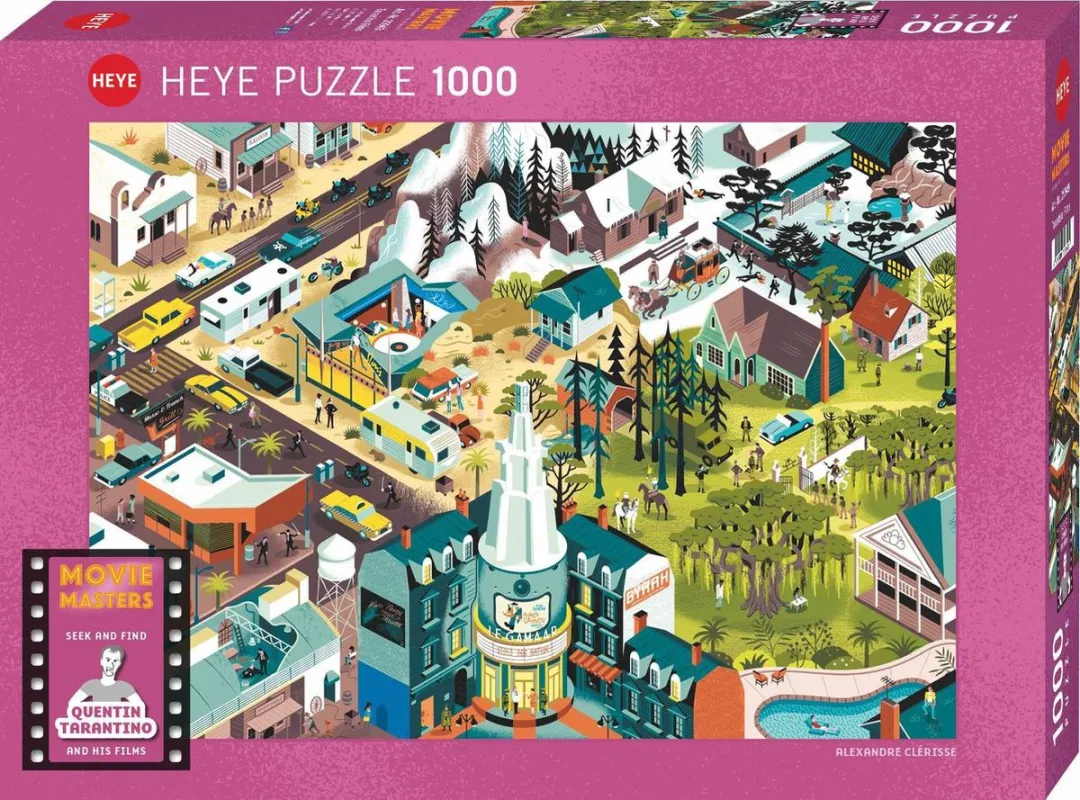 Heye legpuzzel Tarantino Films 1000 stukjes - film puzzel.