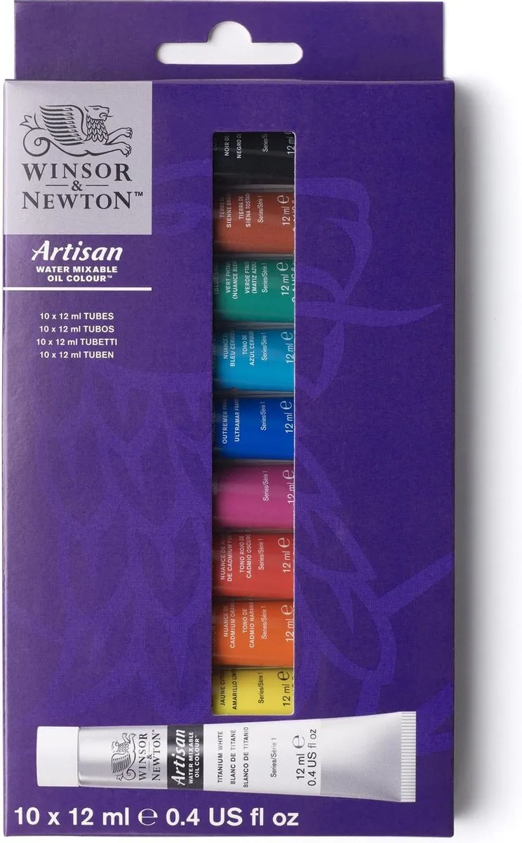 Winsor & Newton Artisan Water Mixable Olieverf 10x12ml
