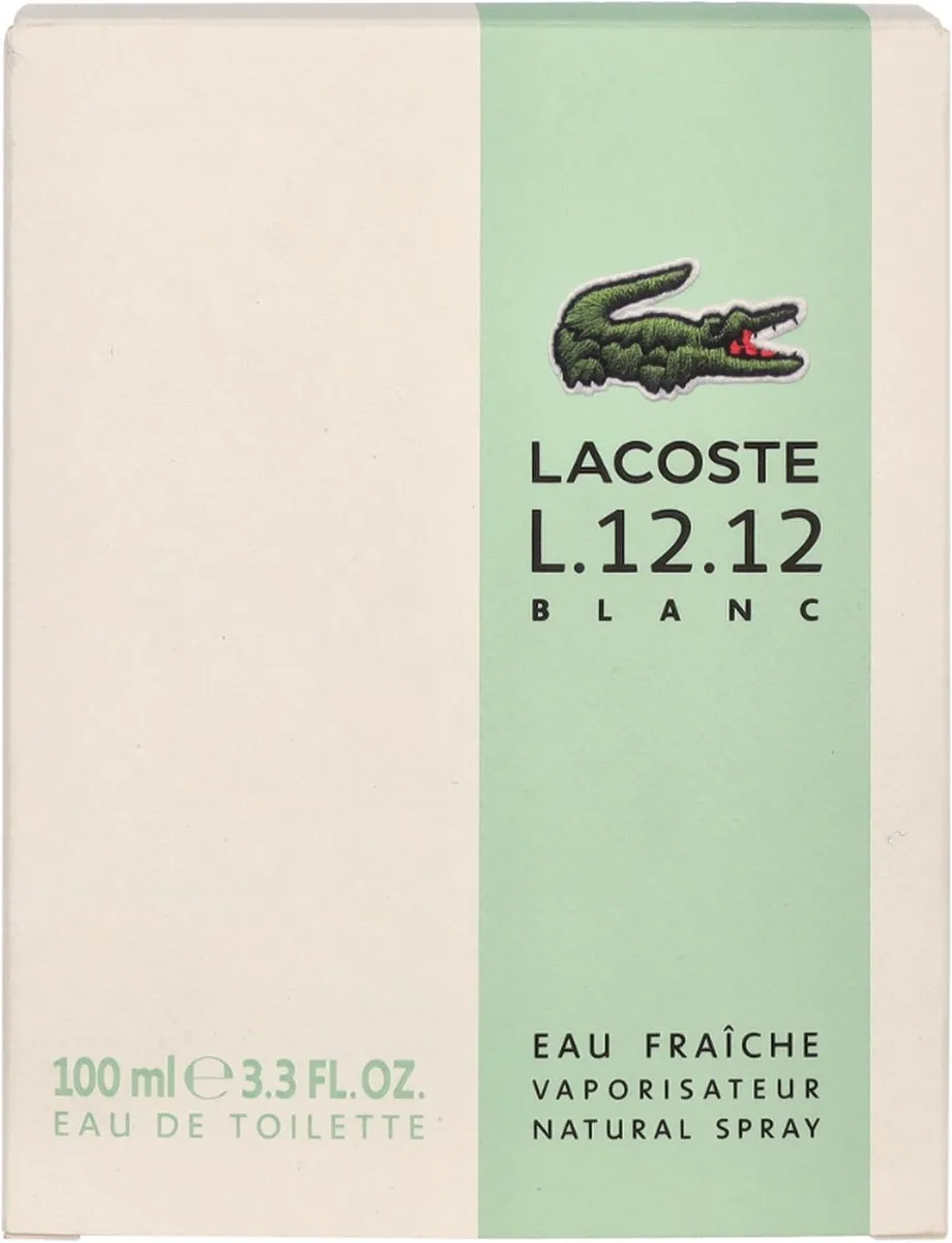 Lacoste L.12.12 Blanc Eau Fraîche EDT Spray 100ml
