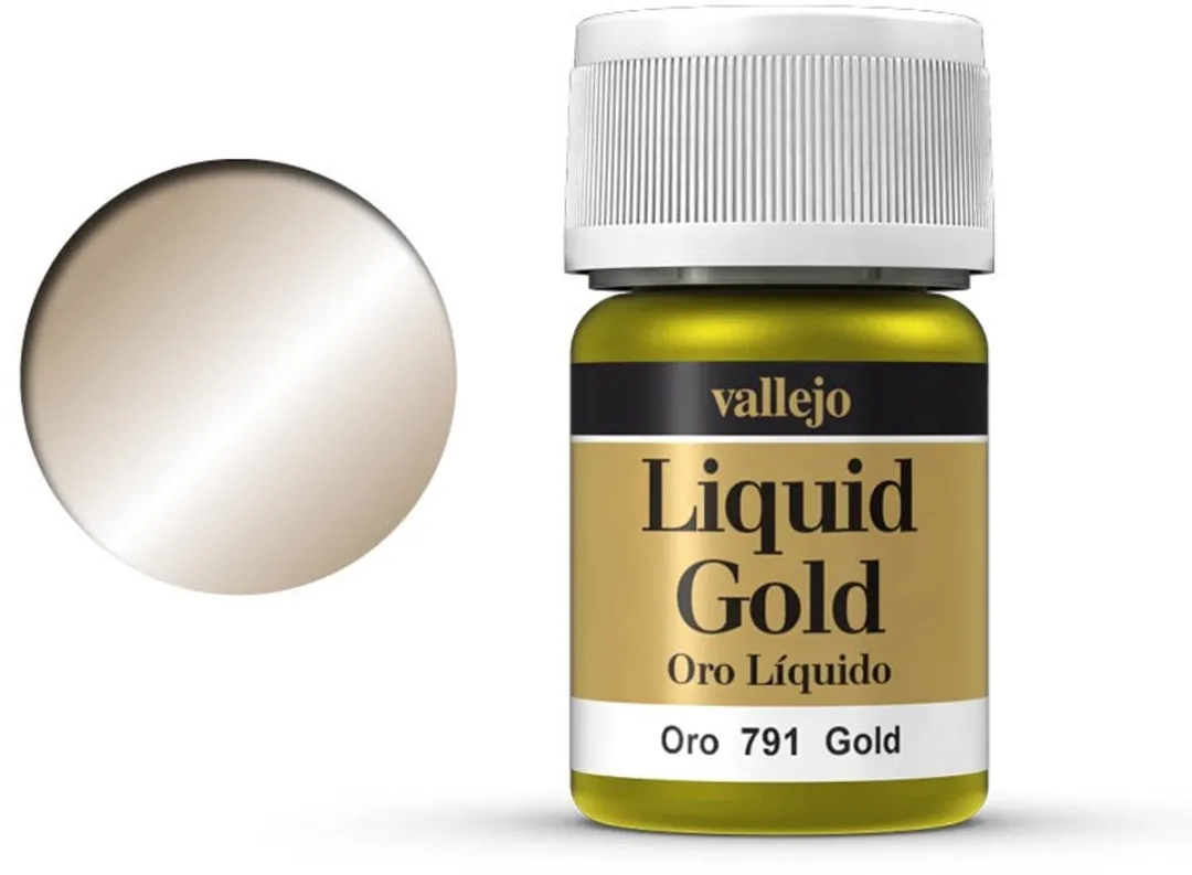 Vallejo Hobbyverf Liquid Gold 70791