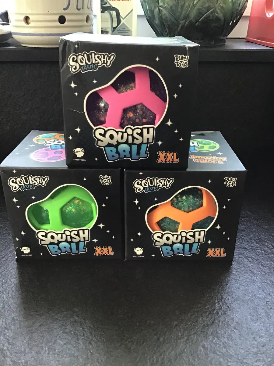 Ruby Toys Squishy Tastic Squish Ball XXL RT12344Z - 10.2cm Multi