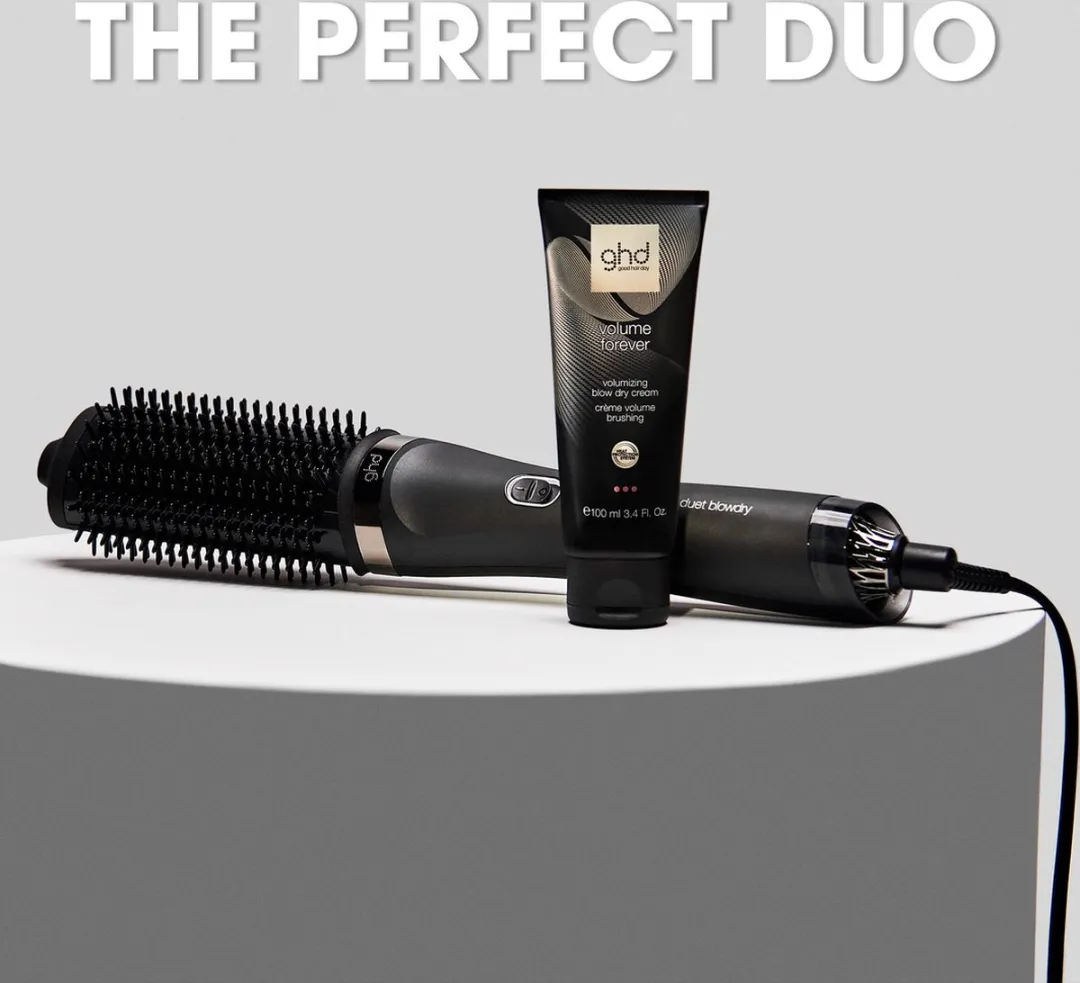ghd - Duet Blowdry - 2-in-1 Föhnborstel - Krulborstel - Zwart