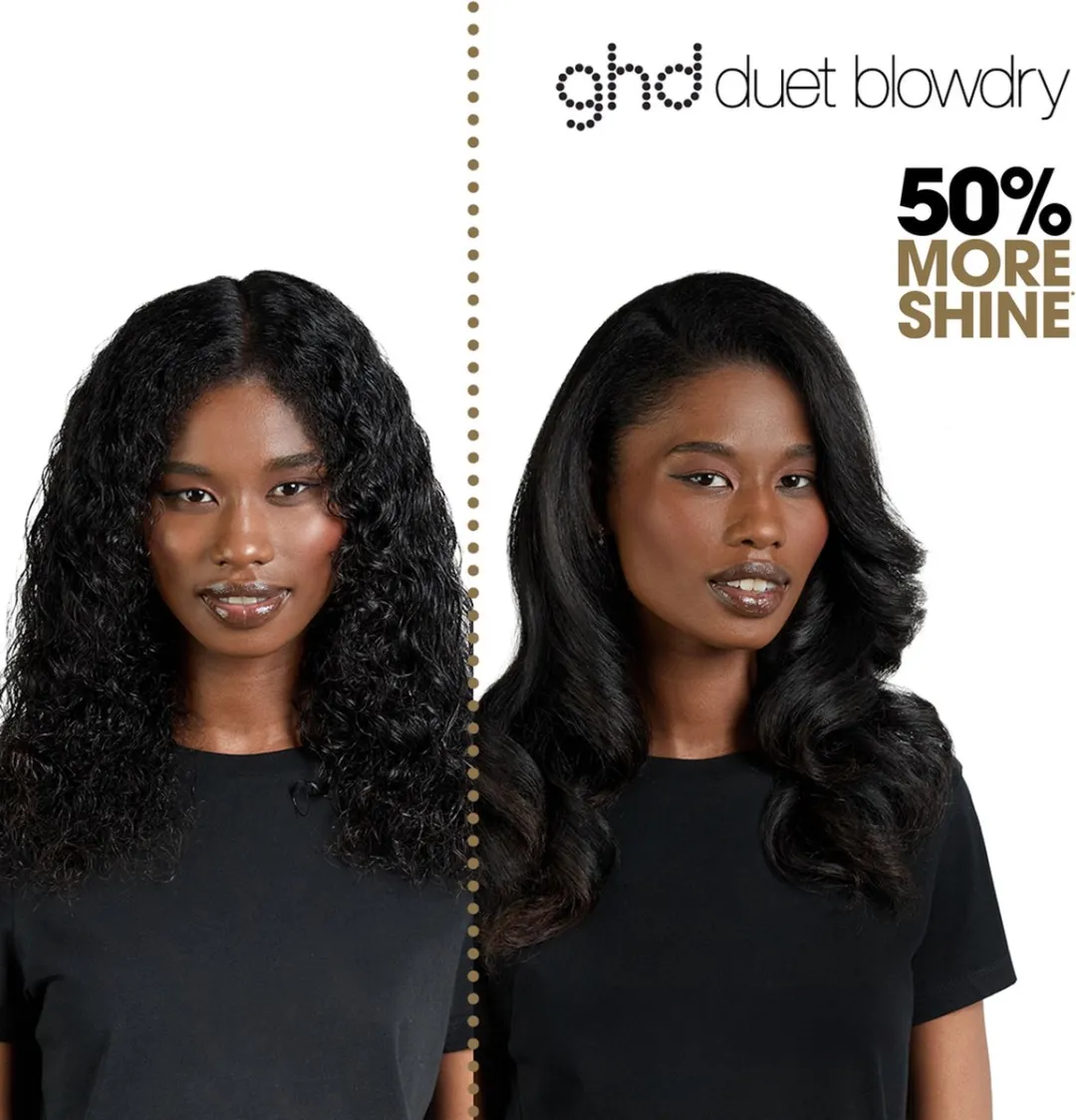 ghd - Duet Blowdry - 2-in-1 Föhnborstel - Krulborstel - Zwart
