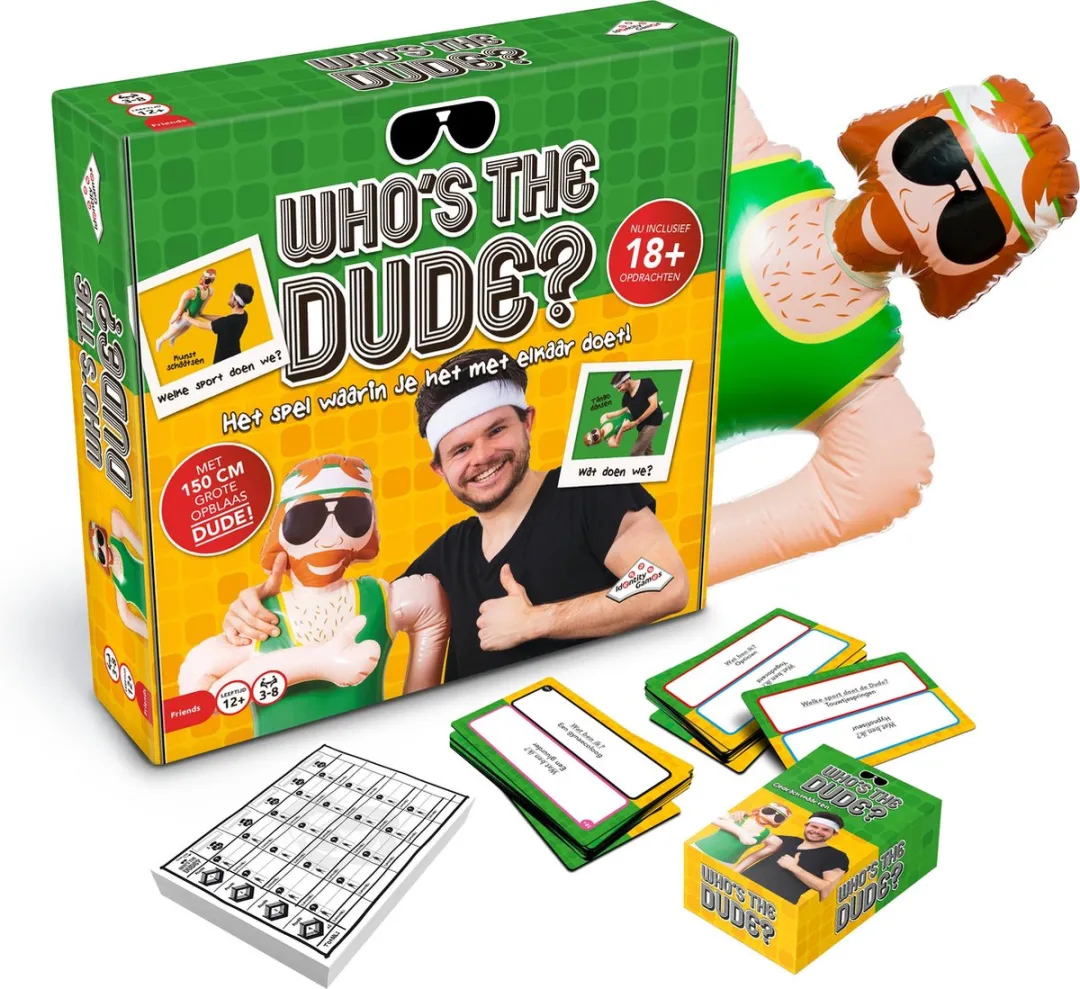 Identity Games Who's The Dude? Partyspel - 110 Opdrachtkaarten