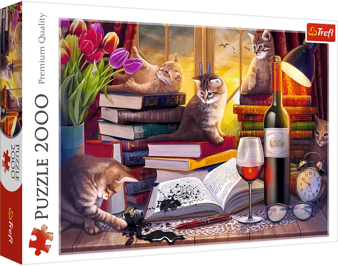 Trefl Legpuzzel Kattenavond 2000 Stuks