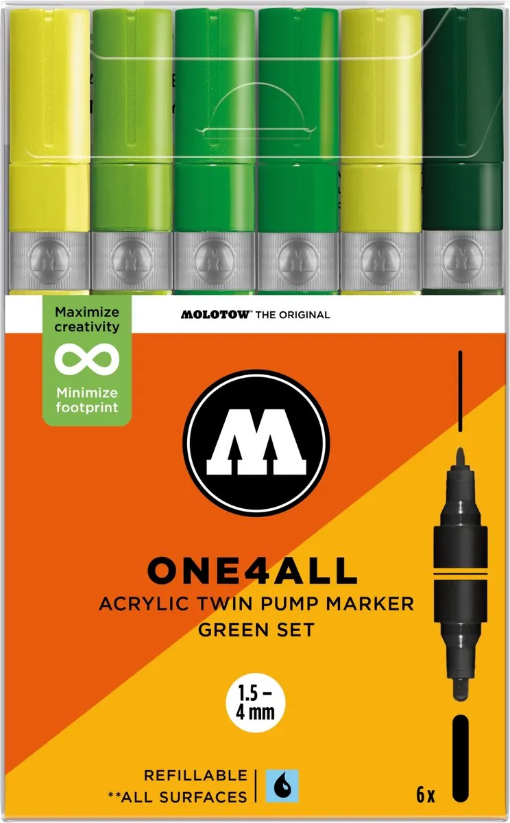Molotow One4All Twin Acrylstiften Set