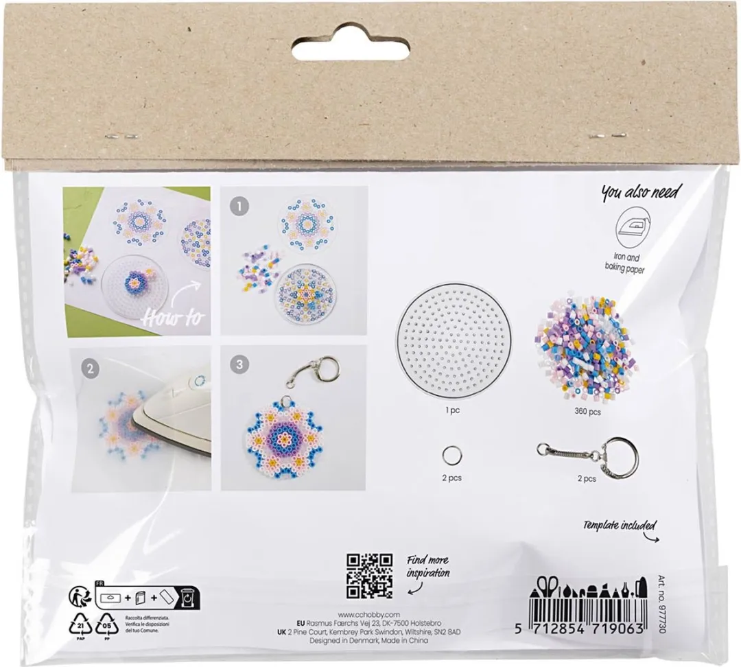 Creativ Company Mini Hobbyset Strijkkralen Bedels - Multicolor