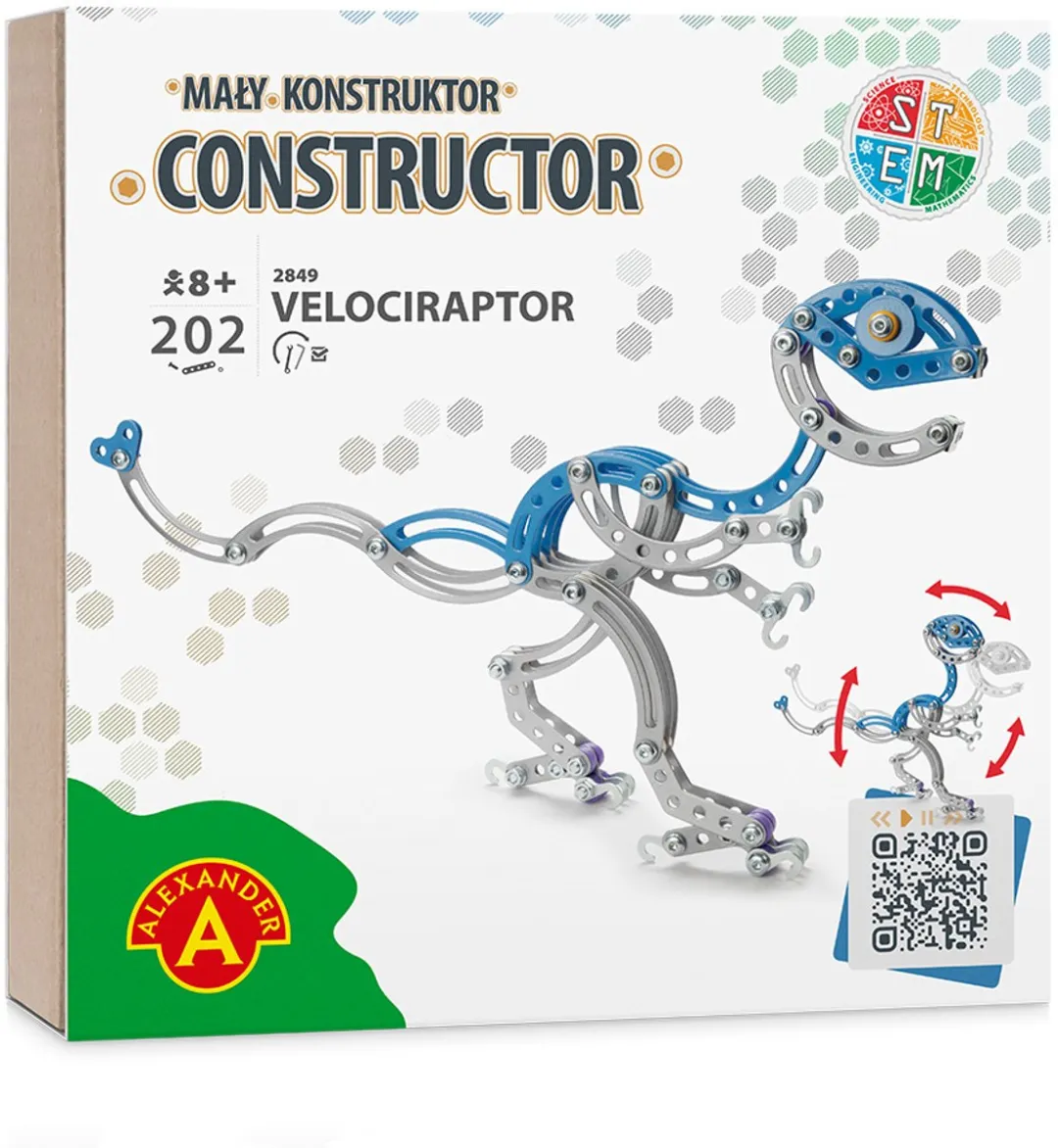 Alexander Toys Dino Velociraptor Constructieset 202-delig