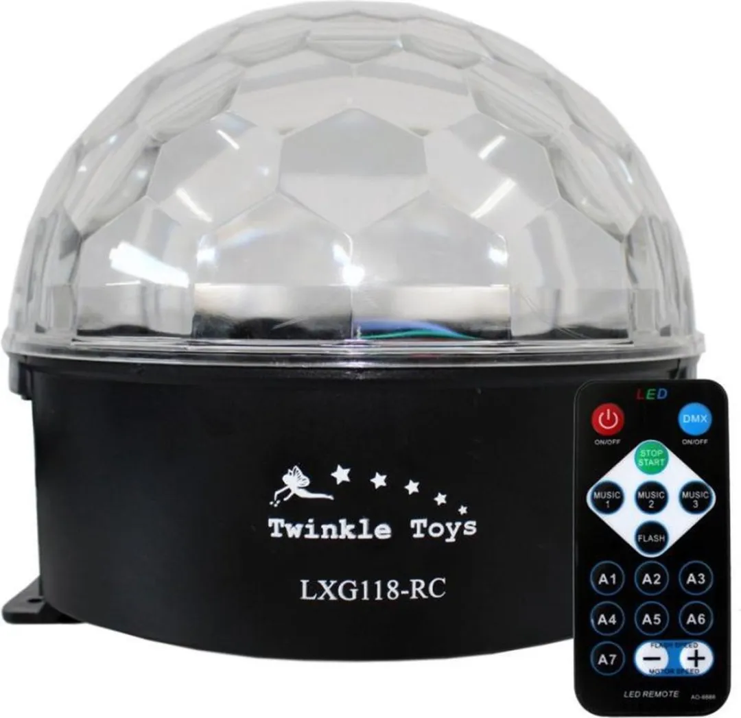 Twinkle Toys Discobal LXG118-RC RGBW LED Lichteffect