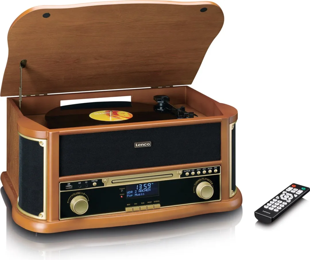 Lenco Classic Phono TCD-2571WD Platenspeler