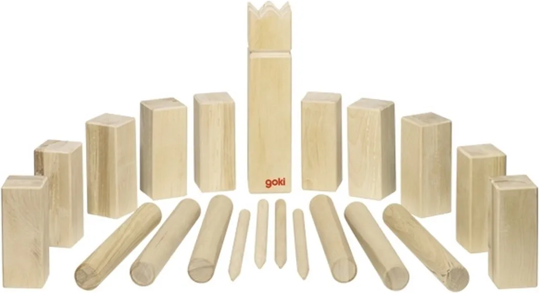 Goki Kubb Vikingschaakspel Koning 15166 - Multikleur