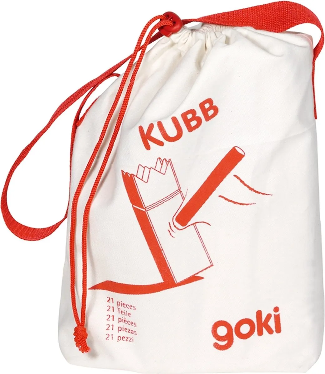 Goki Kubb Vikingschaakspel Koning 15166 - Multikleur