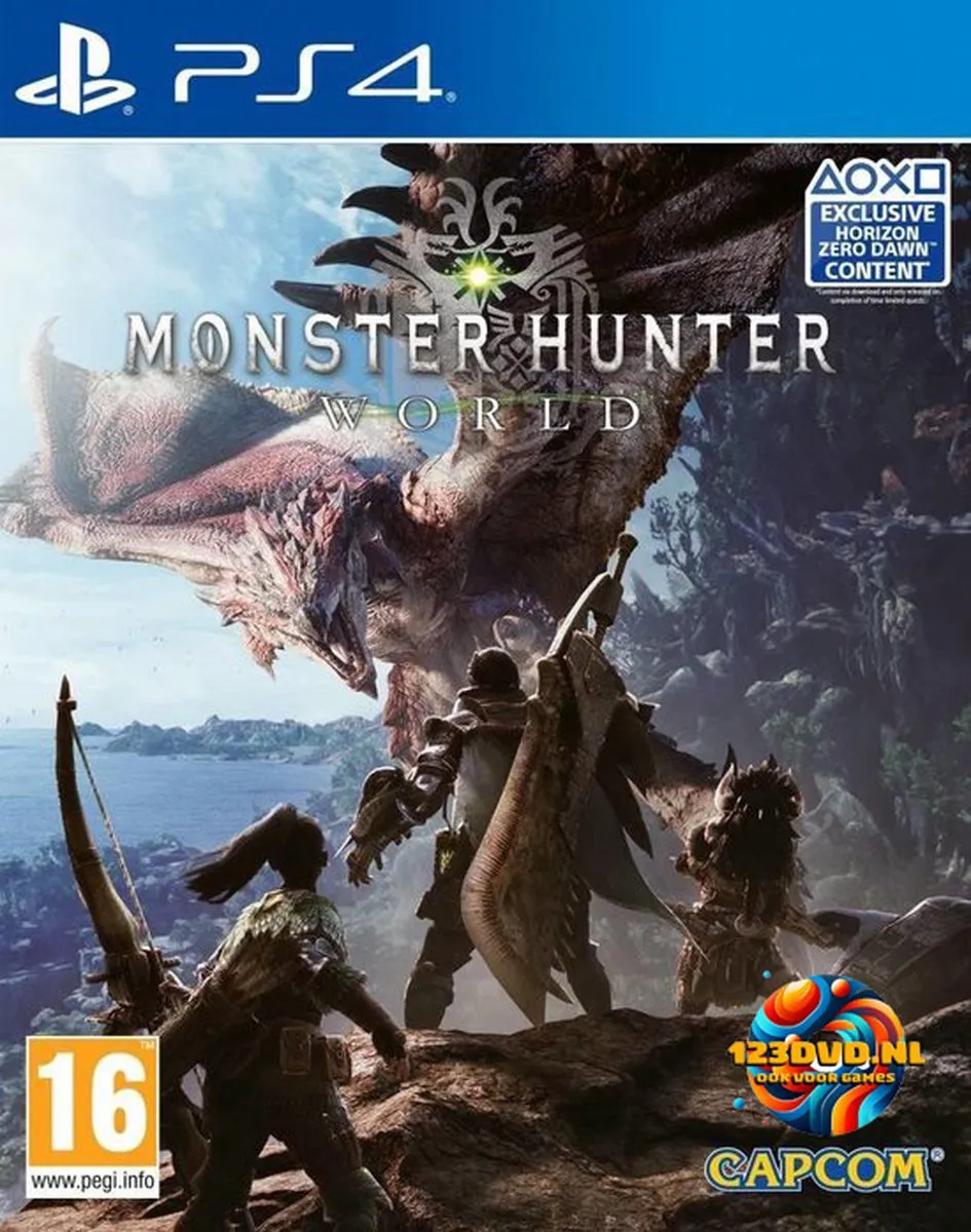 Capcom Monster Hunter World PS4 - 4 Spelers Online