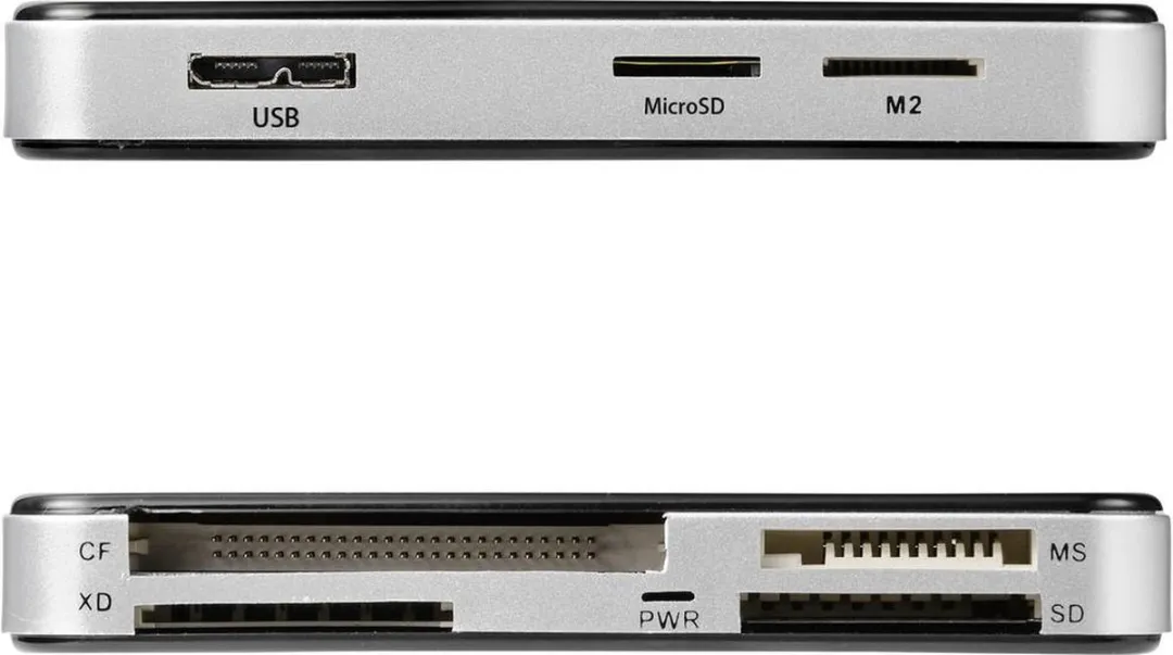 Renkforce RF-PCR-350 Externe Geheugenkaartlezer - USB-A 3.0 - Zwart