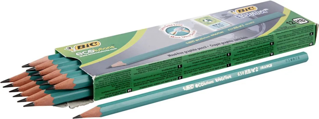 Creativ Company ContǸ Potlood ECOlutions Evolution - 12 Stuks - Groen
