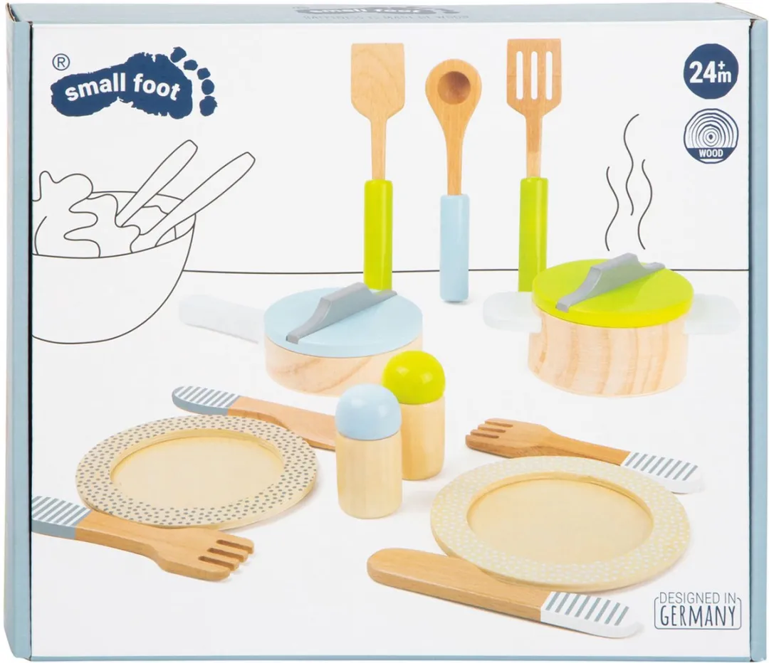 Small Foot Houten Kook- en Servies Set 15-delig