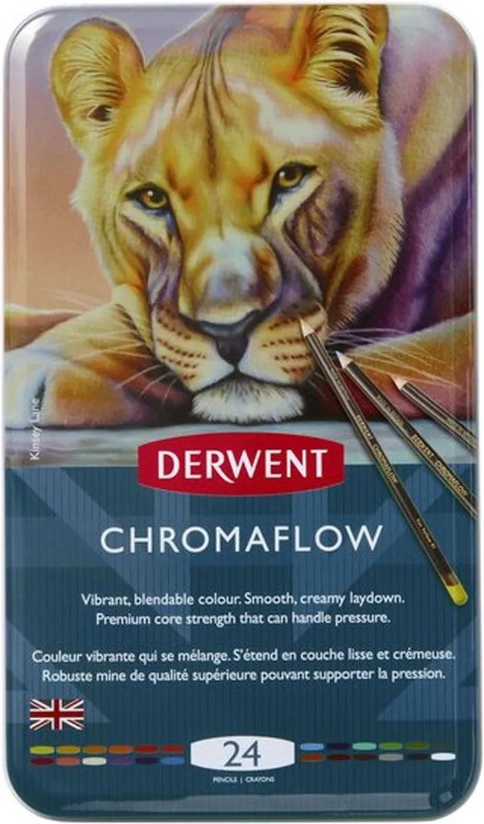 Derwent Chromaflow Kleurpotloden 24 Stuks
