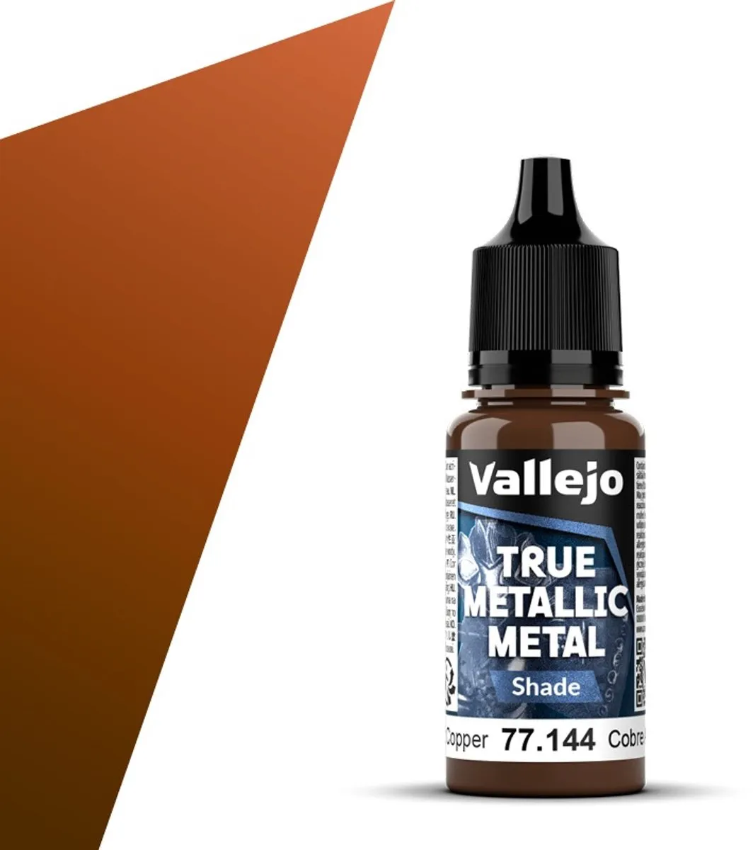 Vallejo Hobbyverf True Metallic Metal Shade Oud Koper 18ml