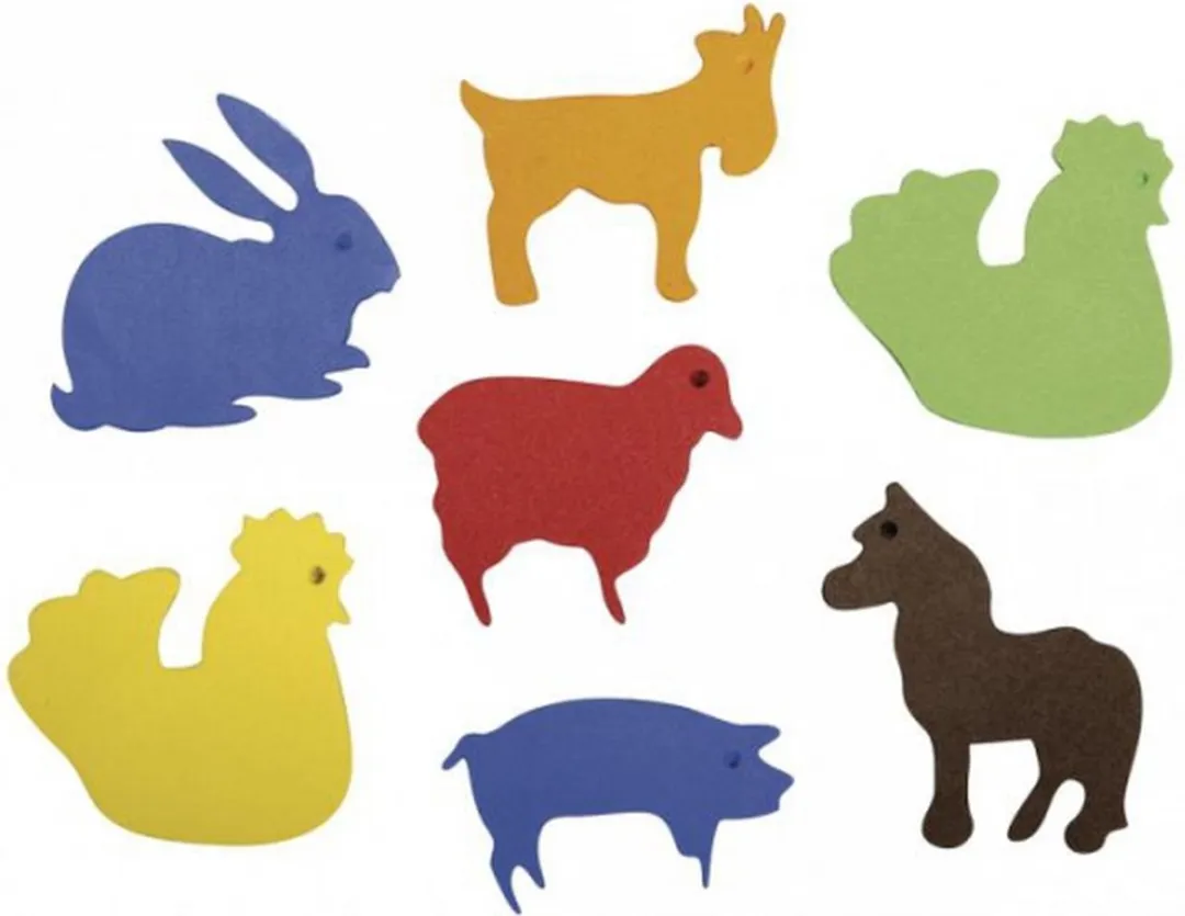 Rayher Crepla Boerderijdieren Zelfklevend Foam Rubber
