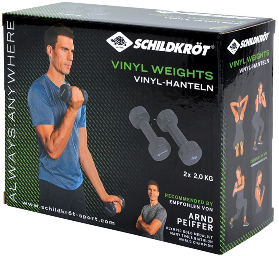 Schildkröt Dumbbells Fitness Set 2x1kg - Multicolor