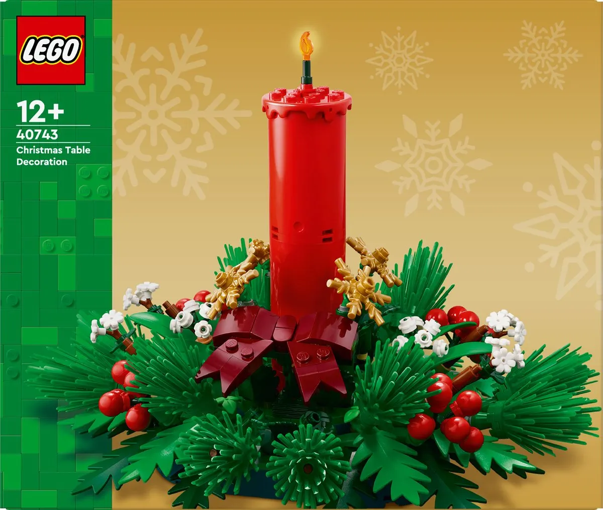 LEGO Kersttafeldecoratie 40743 - 433 Stukken - afbeelding 6 van 6